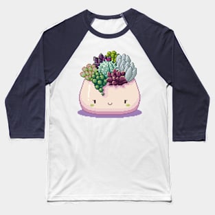 Succulent Momma Pot Baseball T-Shirt